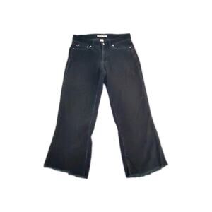 Polo Jean Co. Corduroy Women Size 4 Black Ralph Lauren Cotton Cut-offs Za1-36